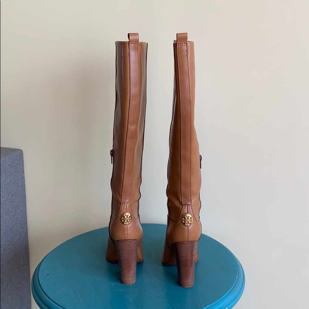 Tory Burch tan leather boots. Offers are welcome!